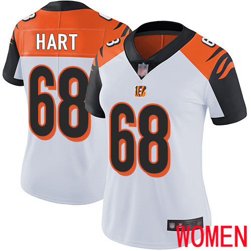 Cincinnati Bengals Limited White Women Bobby Hart Road Jersey NFL Footballl 68 Vapor Untouchable